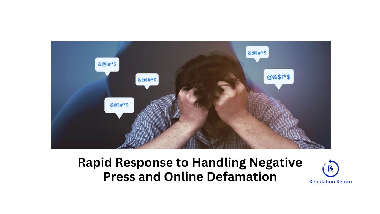 negative press and bad online review response plan