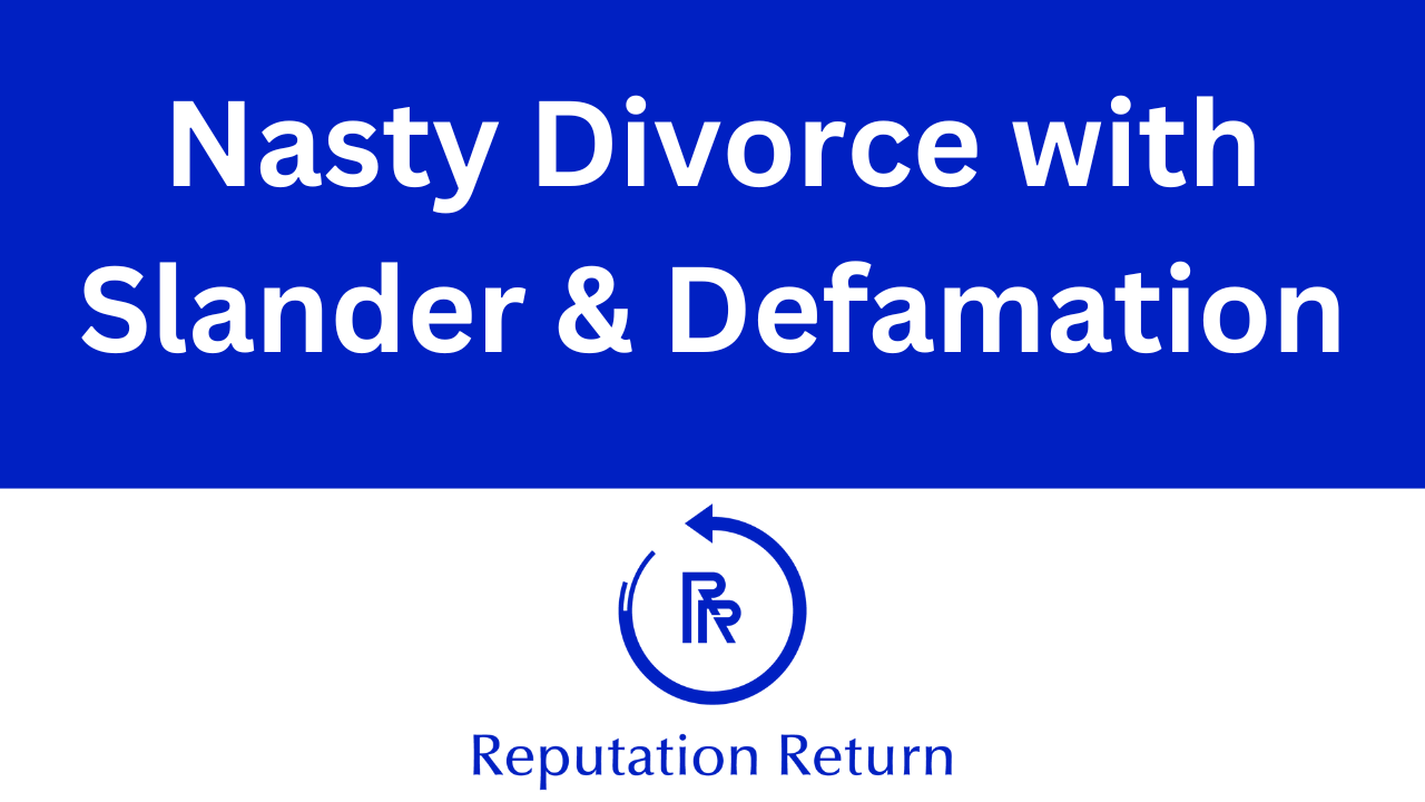 how to recover from slander during divorce