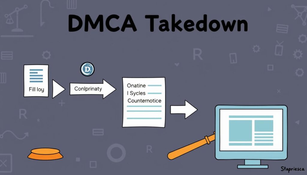 DMCA takedown process