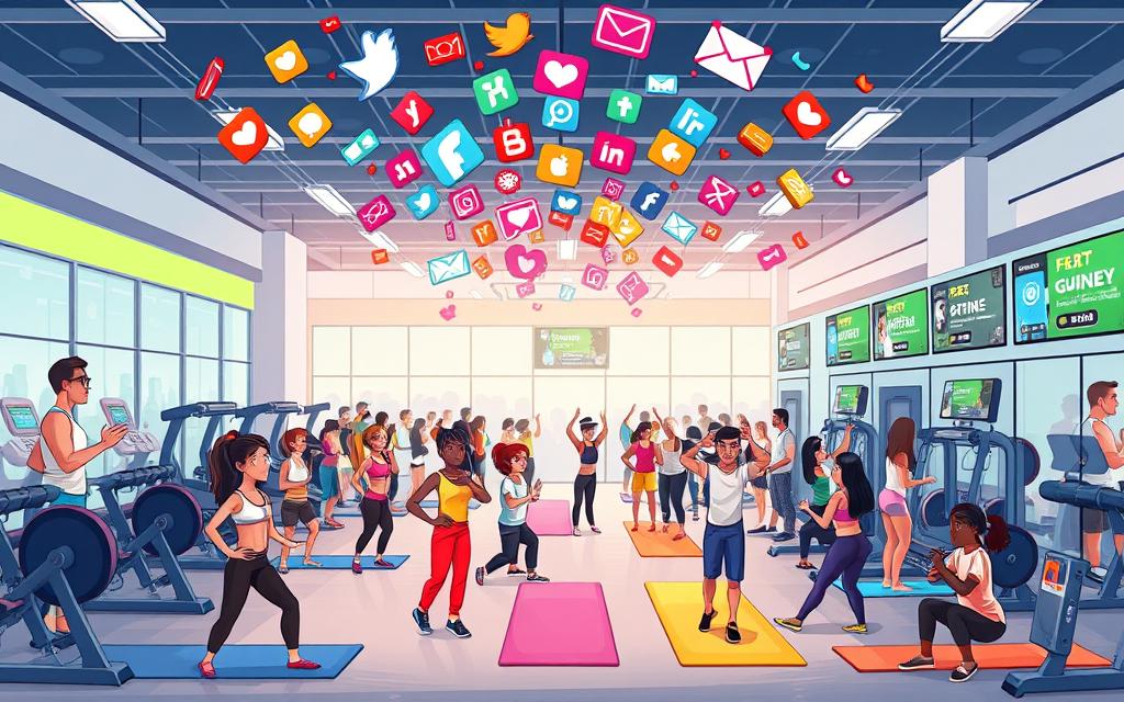 Social media branding for fitness centers