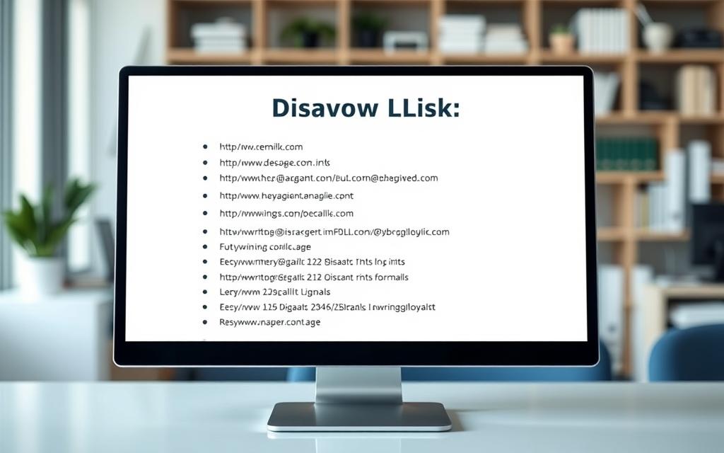 disavow list