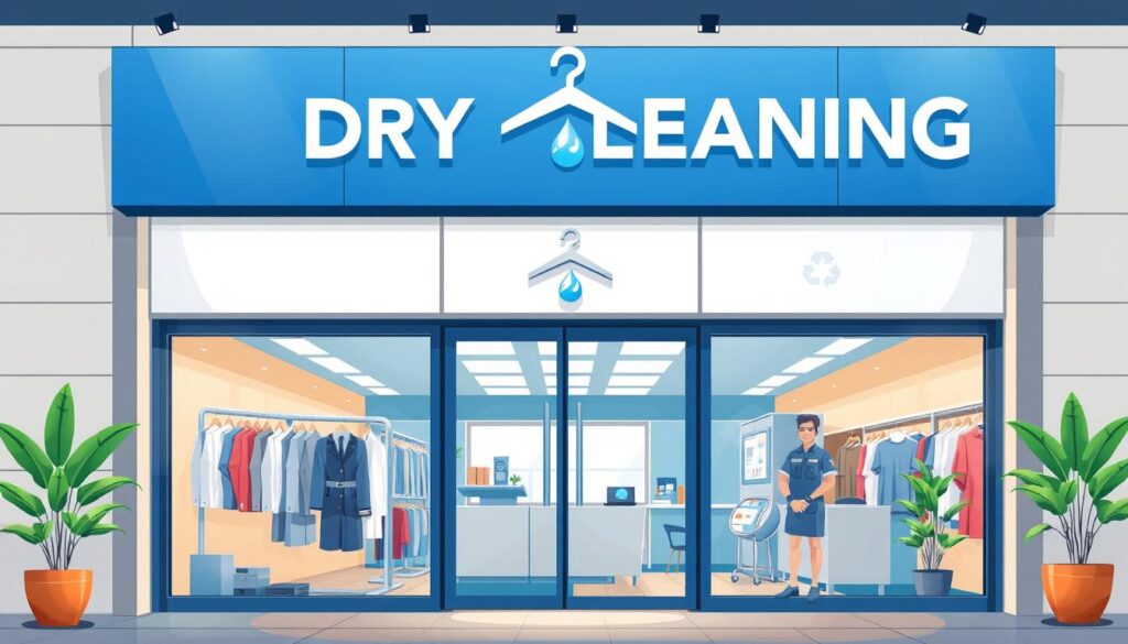 dry cleaner brand design