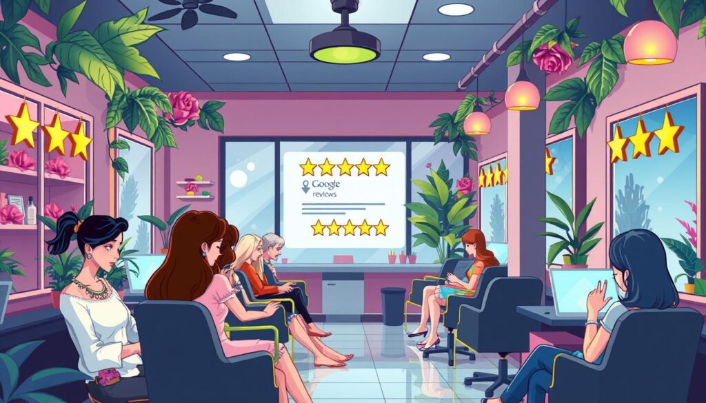 how Google reviews boost nail salon SEO