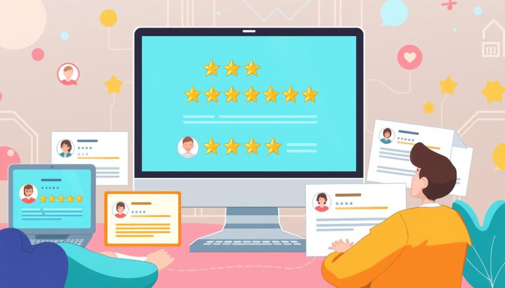 online reviews