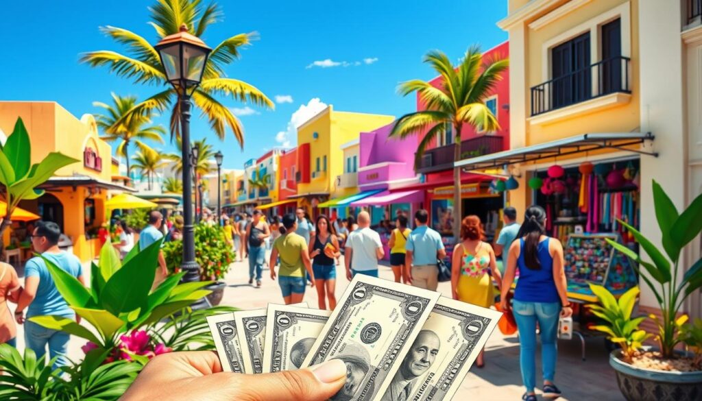 paying with us dollars on fifth avenue playa del carmen