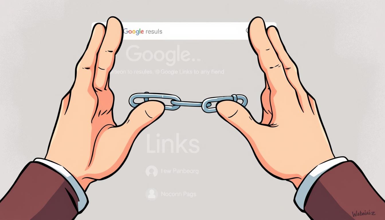 remove links from google