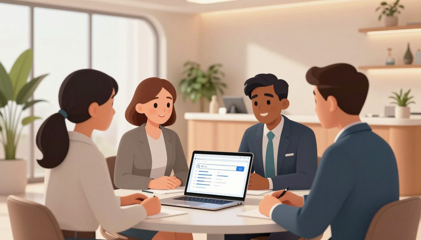 med spa ai search marketing